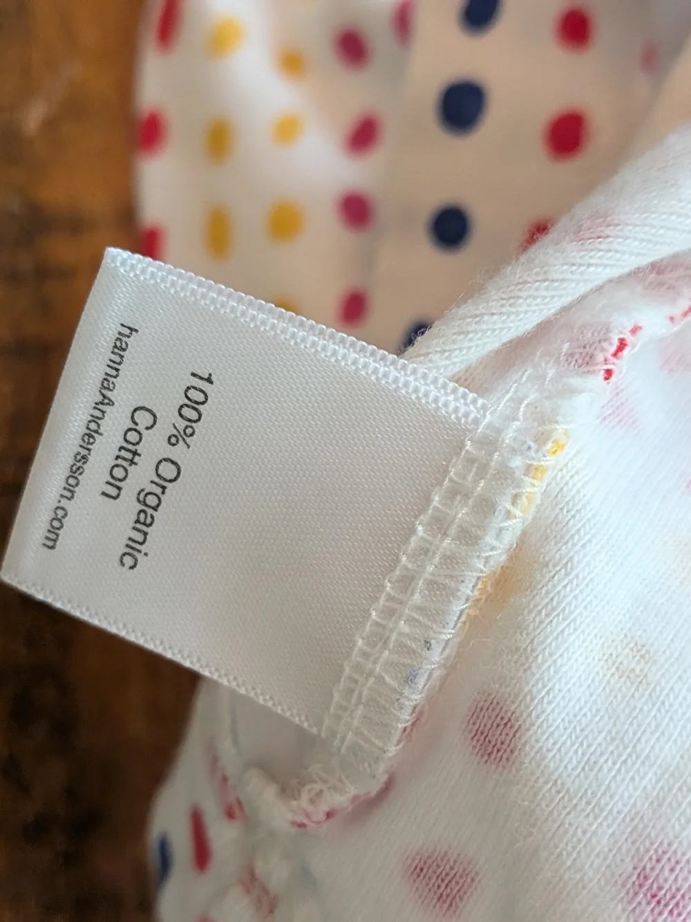 Hanna Andersson White Polka Dot Dress & Diaper Cover - Multicolor Dots, 3-6m